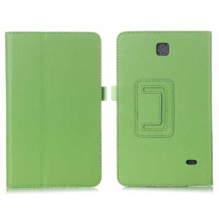 Lychee Leather Pouch Case With Stand for Samsung Galaxy Tab 4 8.0 T330 - Green