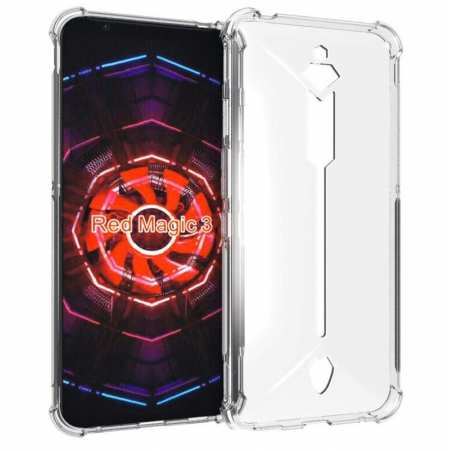 For Nubia Red Magic 3  Case Soft TPU Crystal Transparent Slim Anti Slip Full-Body Phone Cover