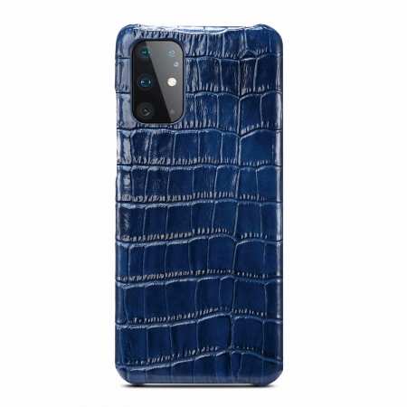 Genuine Crocodile Leather Case for Samsung Galaxy S20 Plus Ultra - Navy Blue