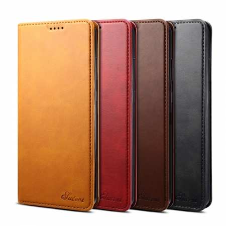 For Samsung Galaxy S20 Ultra + Plus Magnetic Leather Flip Card Wallet Phone Case Cover