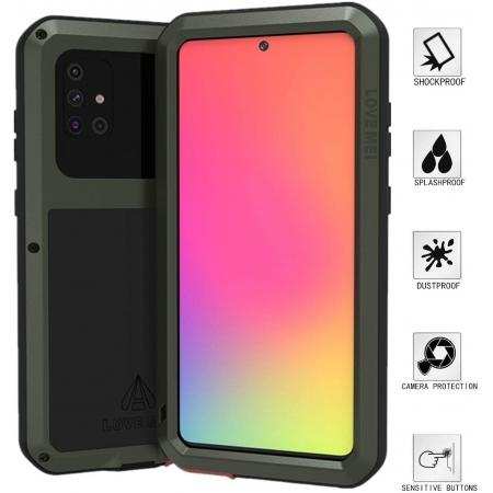 For Samsung Galaxy A71 5G Case Metal Shockproof Aluminum Heavy Duty Cover
