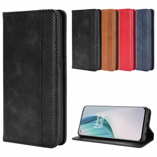 For OnePlus 11 Nord N10 5G N100 Wallet Case Card Slot Leather Flip Cover