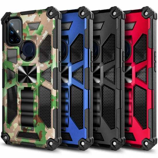 For Oneplus Nord N200 5G Case Shockproof Kickstand Armor Cover