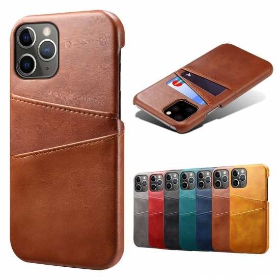 For iPhone 13 12 Mini Pro Max Leather Wallet Card Holder Case Cover