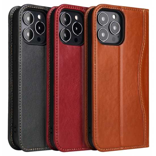 For iPhone 13 12 Pro Max Mini Retro Leather Wallet Case Stand Cover