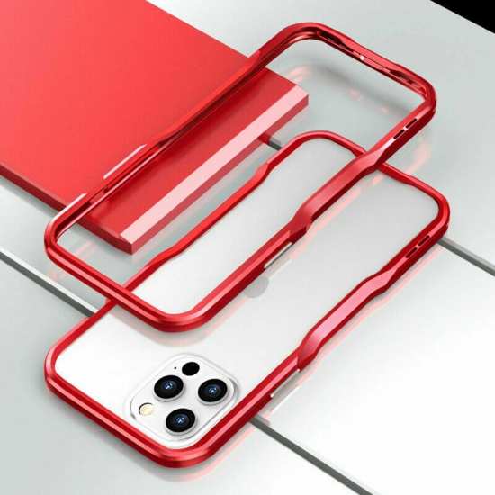For iPhone 13 Pro Max Luxury Aluminium Metal Bumper Frame Case
