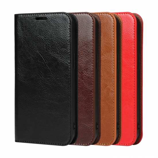 For iPhone 15 14 13 Pro Max Case Leather Wallet Flip Card Holder Cover