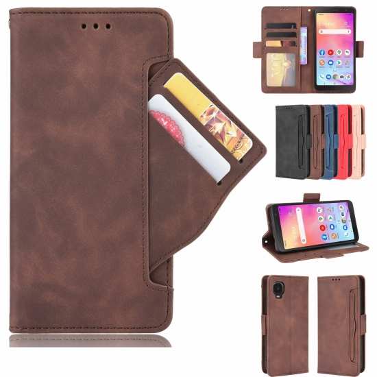 For Alcatel TCL A3 A509DL Case Card Holder Flip Leather Wallet Stand Cover