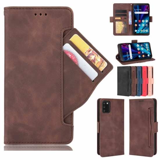 For Alcatel TCL A3X A600DL Case Card Holder Flip Leather Wallet Stand Cover