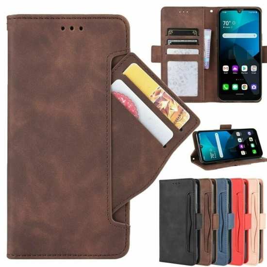 For TCL 20 XE Case Luxury Magnetic Flip Leather Wallet Card Cover