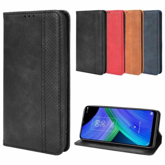 For TCL 30 XE 5G Case Magnetic Leather Wallet Stand Cover