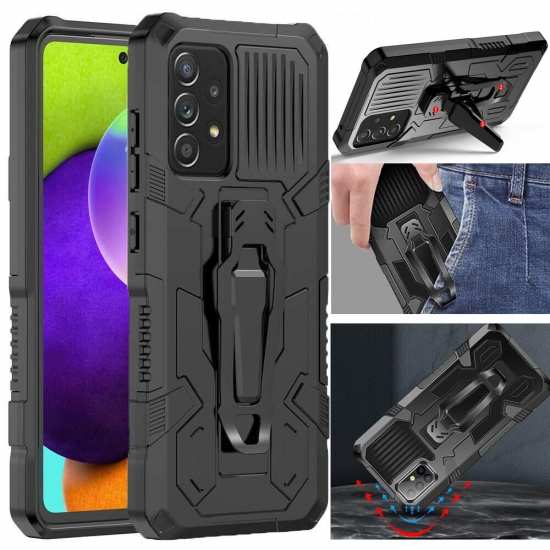 For Samsung Galaxy A04E Case Armor Kickstand Belt Clip Phone Cover