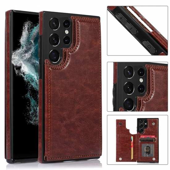 For Samsung Galaxy S24 Ultra Wallet Phone Case With Card Holder