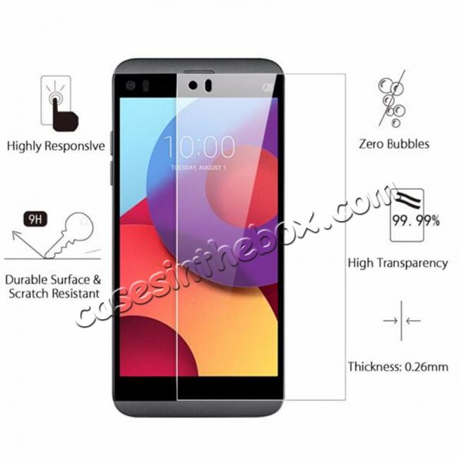 Premium Ultra Clear 9H Hardness Tempered Glass Screen Protector Guard For LG Q8