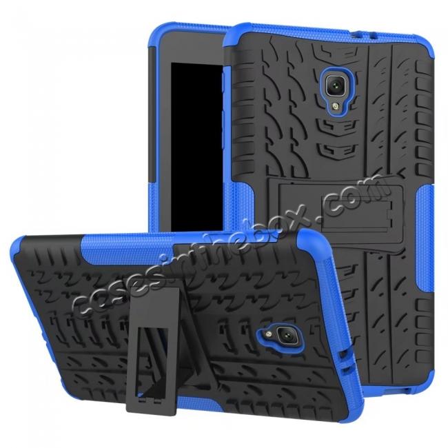 Hybrid Rugged Hard Case Cover with Kickstand for Samsung Galaxy Tab A 8.0 2017 T380/T385 - Blue