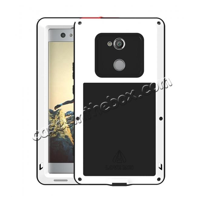 Aluminum Extreme Shockproof Weather Dust/Dirt Proof Resistant Case For Xperia XA2 Ultra - White
