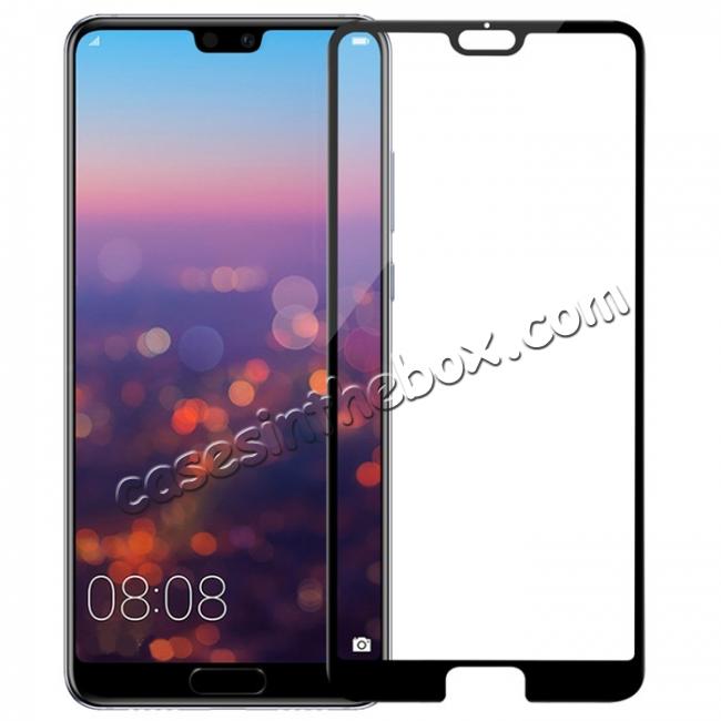 NLLKIN 3D CP+ MAX Full coverage Anti-explosion Tempered Glass Screen Protector for Huawei P20 Pro