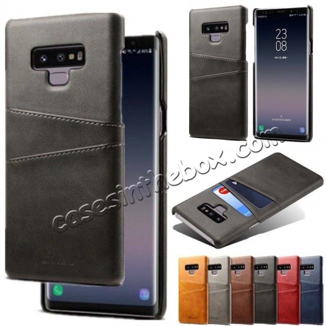 Case For Samsung Galaxy Note 9 Shockproof Leather Card Slot Back Cover