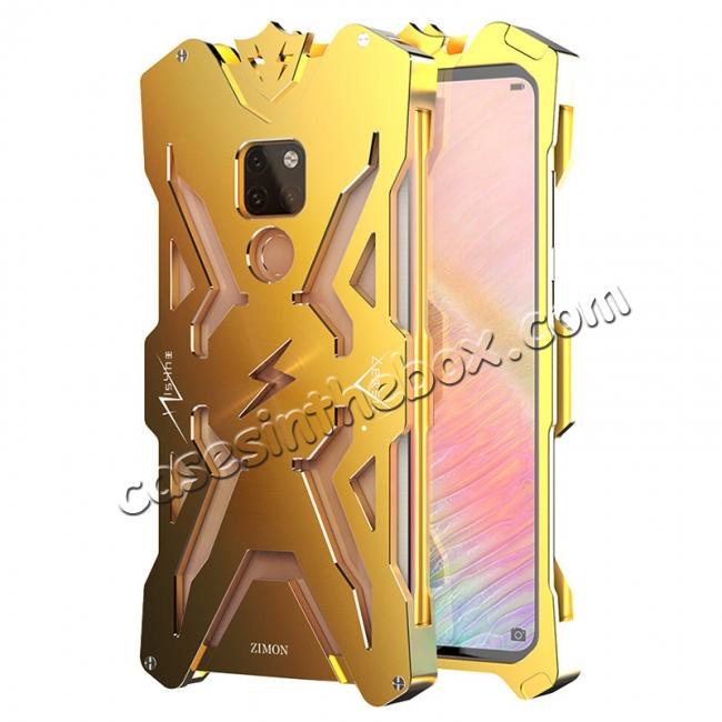 Aluminum Metal Shockproof Case Cover for Huawei Mate 20 - Gold