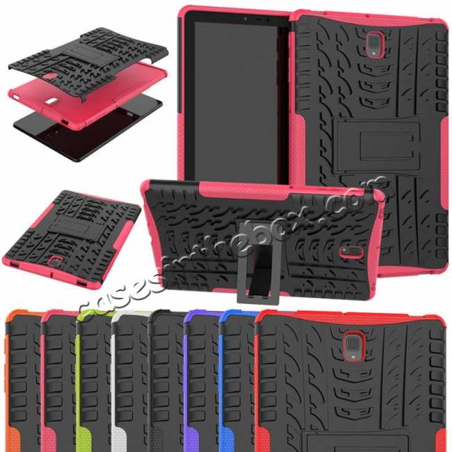 Rugged Shockproof Kickstand Cover Armor Back Case for Samsung Galaxy Tab S4 10.5 T830/T835