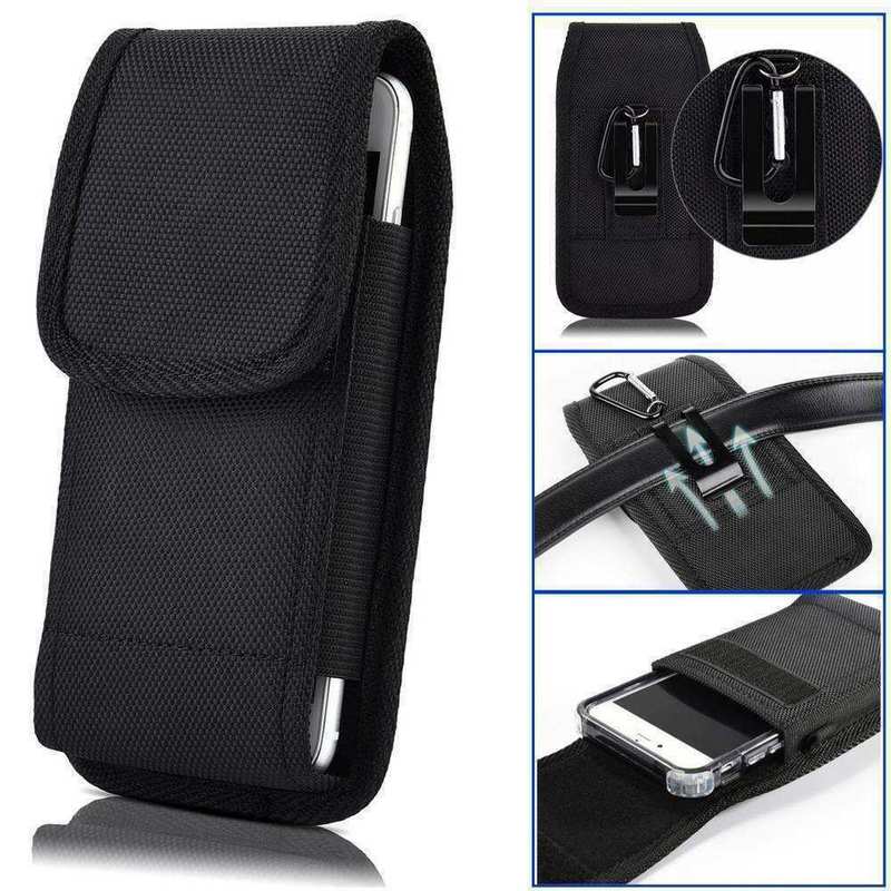 Case Belt Pouch Holster w Clip/Loop for LG G8X ThinQ LM-G850 (fits w Dual Screen)